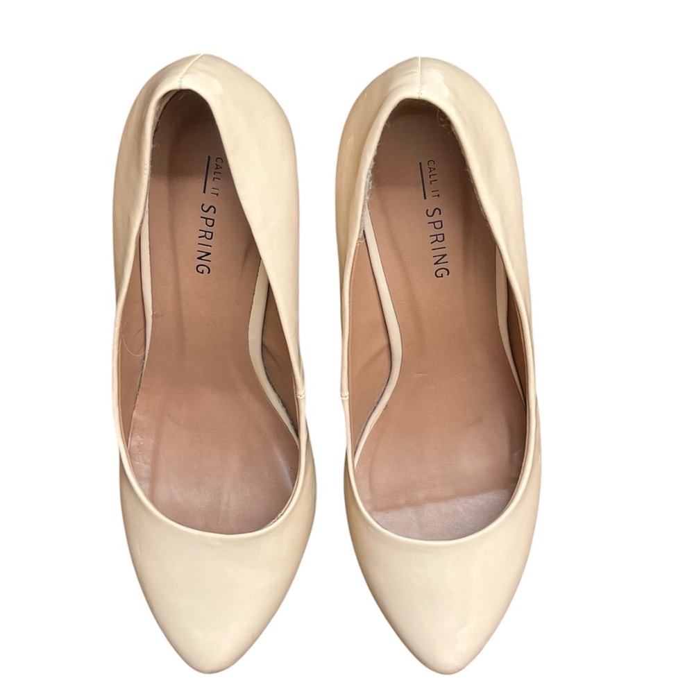 Call It Spring Cream Heels Elegant Design